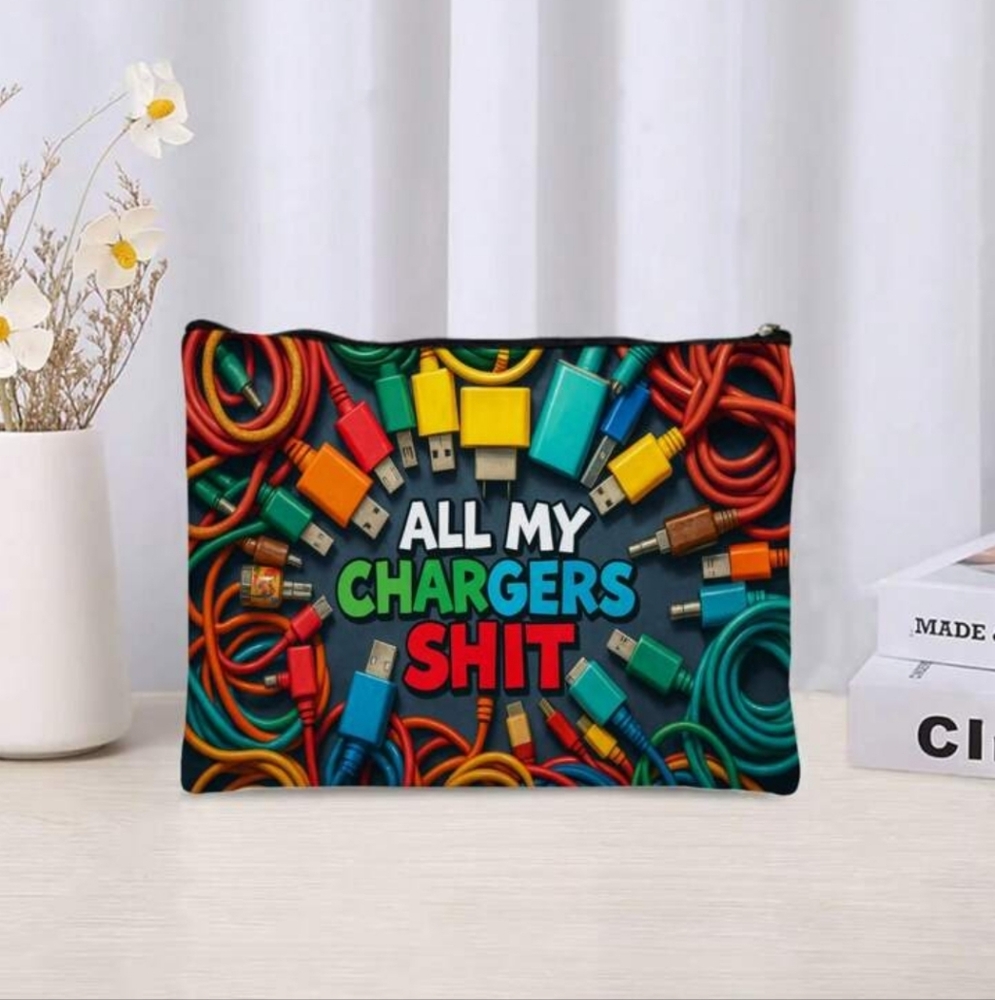 🎄NIP🎄Colorful Charger Organizer Pouch